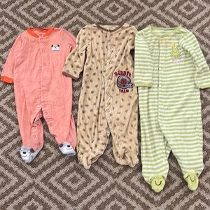 Carters Footie Pajamas size 9 months